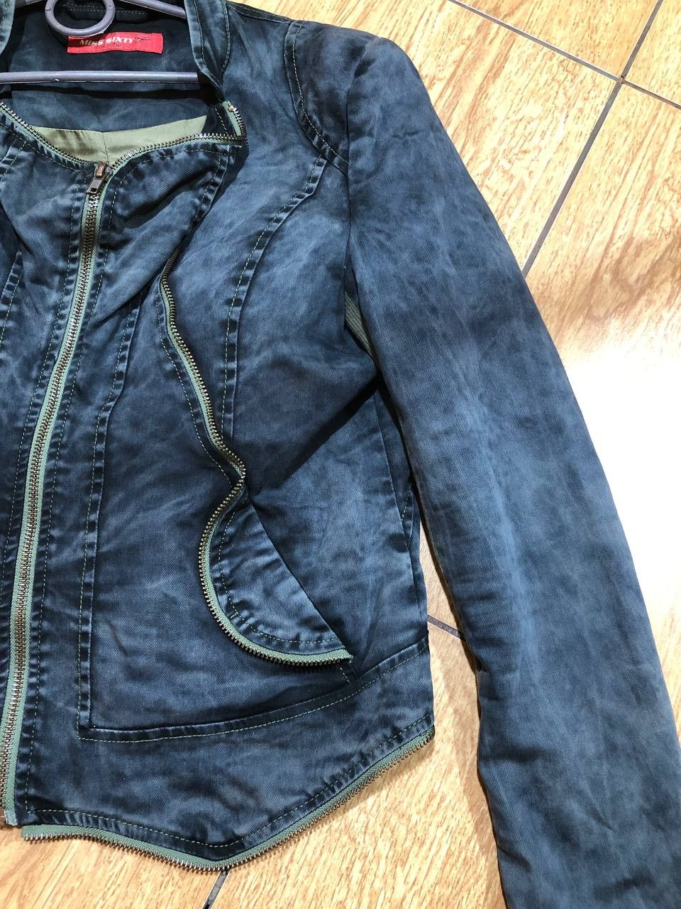 Miss Sixty MISS SIXTY Vintage Faded Grunge Cyber Punk JACKET Size S / US 4 / IT 40 - 6 Thumbnail
