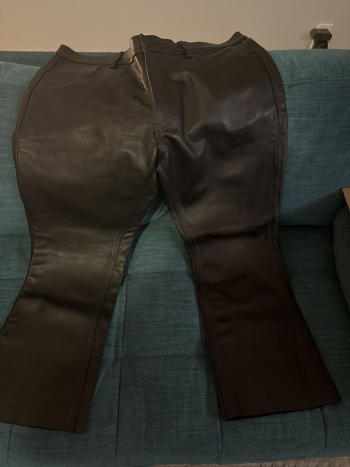 Other Genuine Leather Five Pocket Motorcycle Pants Size US 36 / EU 52 - 2 Thumbnail
