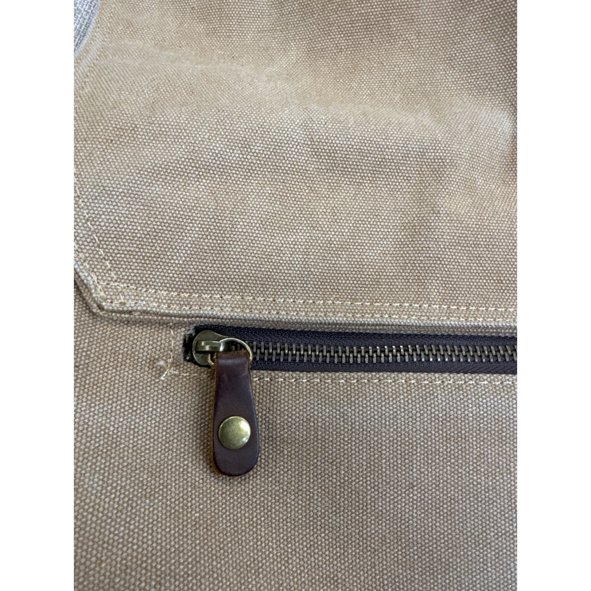 Other Vaschy Canvas & Leather Crossbody Messenger Bag 12x12 SKU 74 Size ONE SIZE - 10 Thumbnail