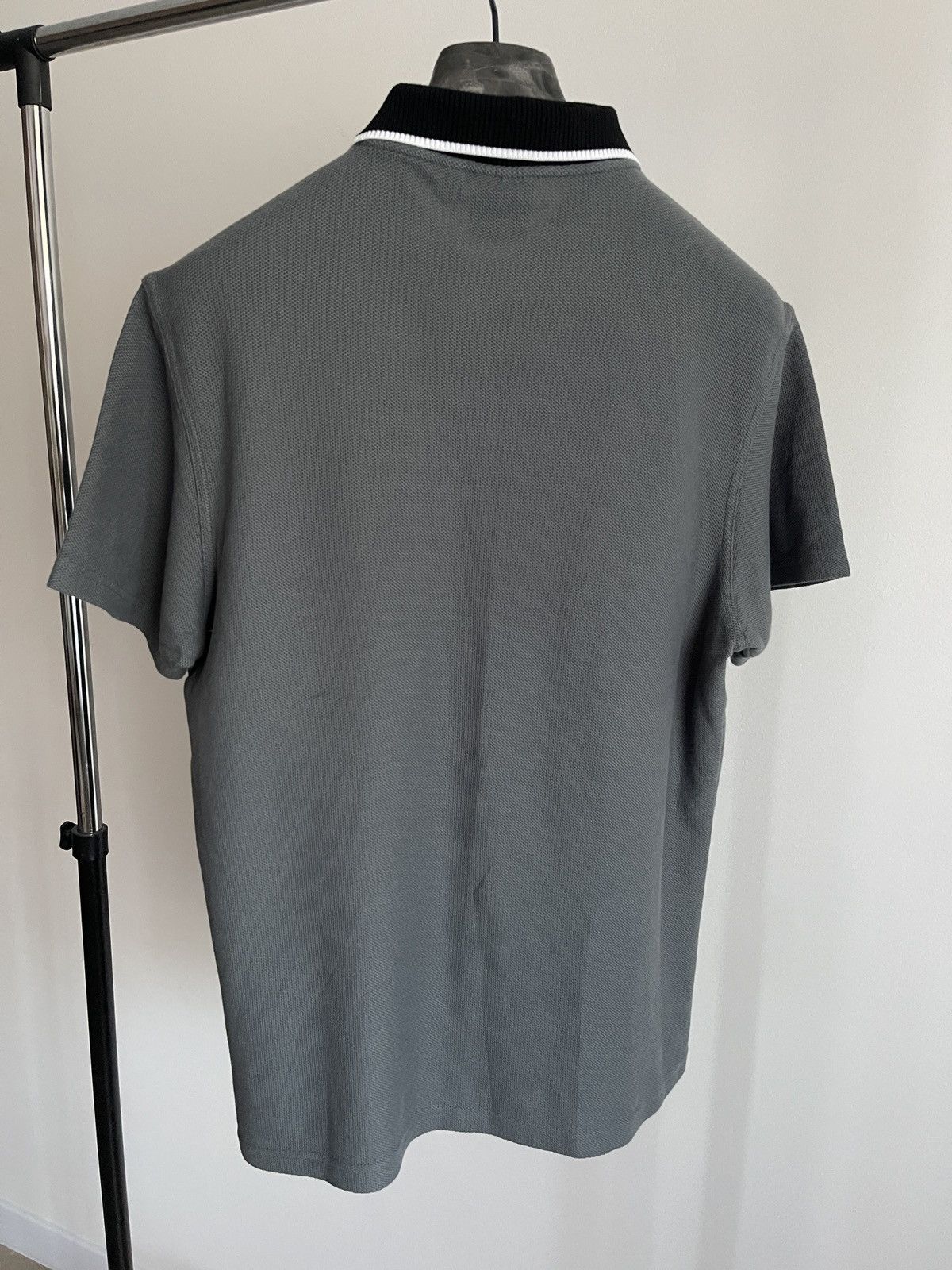 Barbour Barbour International Contrast Collar Polo Shirt L gray Size US L / EU 52-54 / 3 - 4 Thumbnail