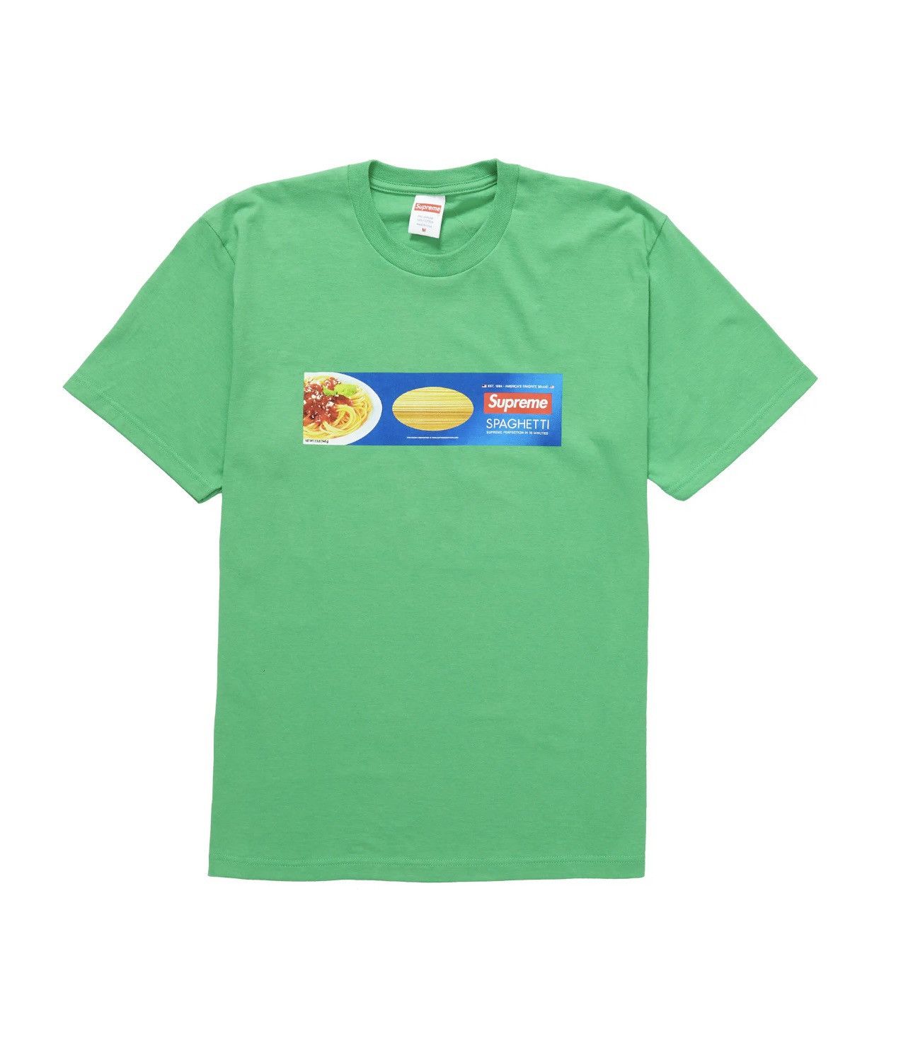 Image of Supreme Spaghetti Tee in Green, Men's (Size Small)