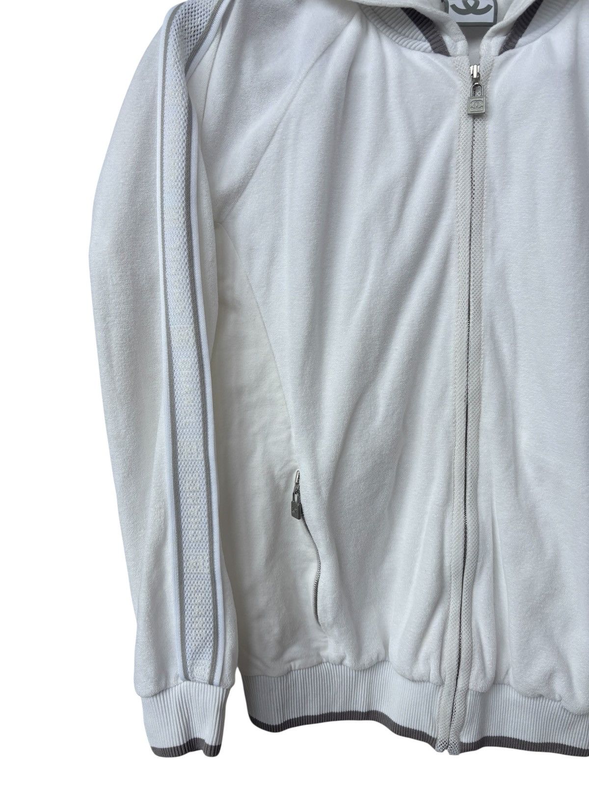 Chanel Chanel Sport Logo Zip Hoodie Size S / US 4 / IT 40 - 5 Thumbnail
