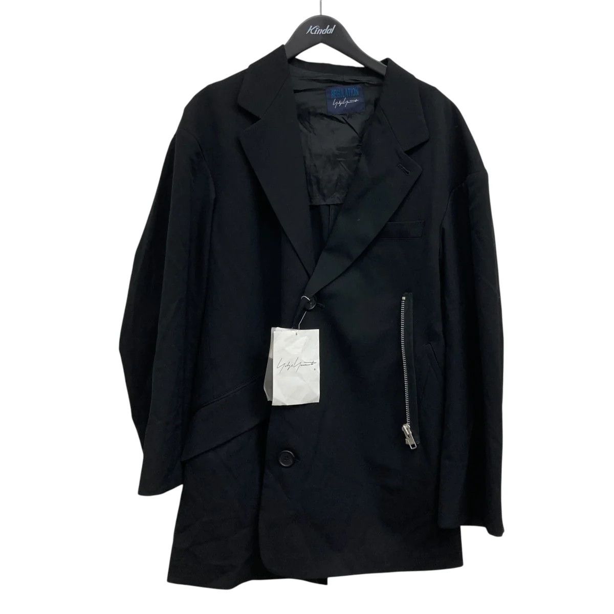 Yohji Yamamoto REGULATION Yohji Yamamoto // Zip-up tailored jacket Size US M / EU 48-50 / 2 - 1 Thumbnail