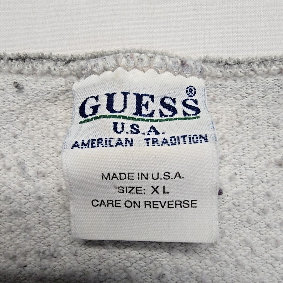 Guess Vintage Guess Jeans USA Sweatshirt Gray Logo Graphic XL 90s Size US XL / EU 56 / 4 - 6 Thumbnail