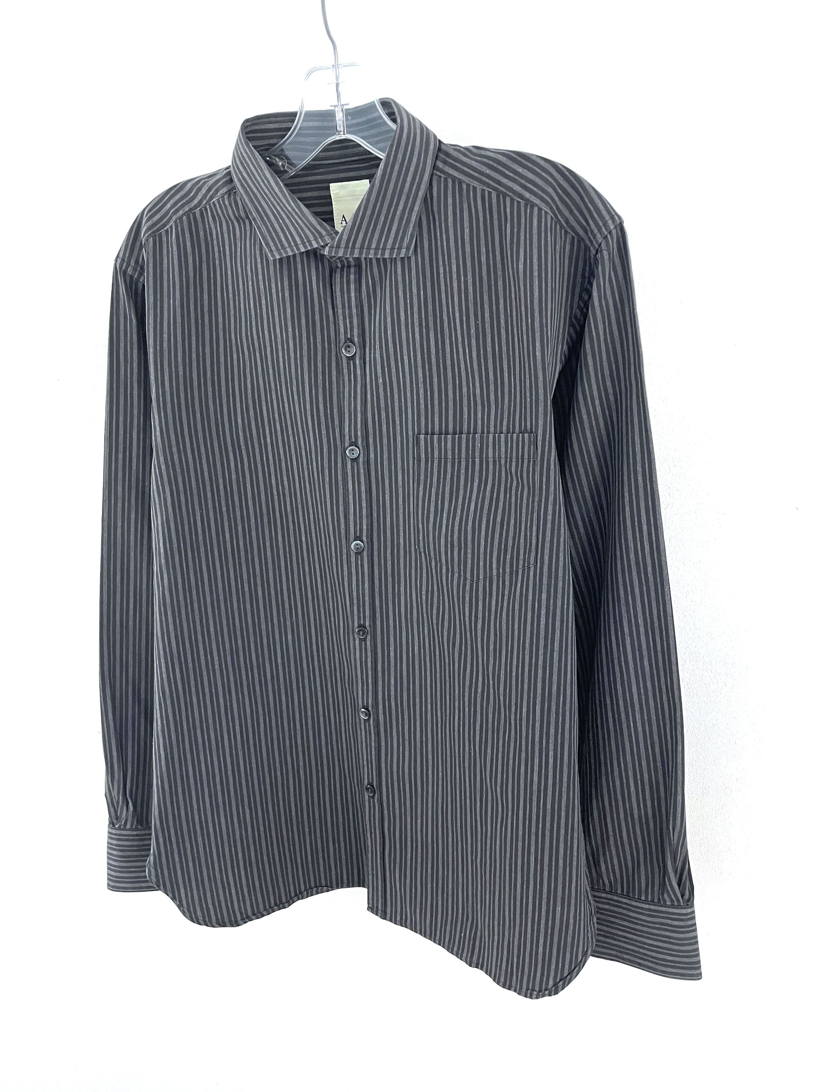 Yohji Yamamoto AAR Striped Shirt Size US L / EU 52-54 / 3 - 5 Thumbnail