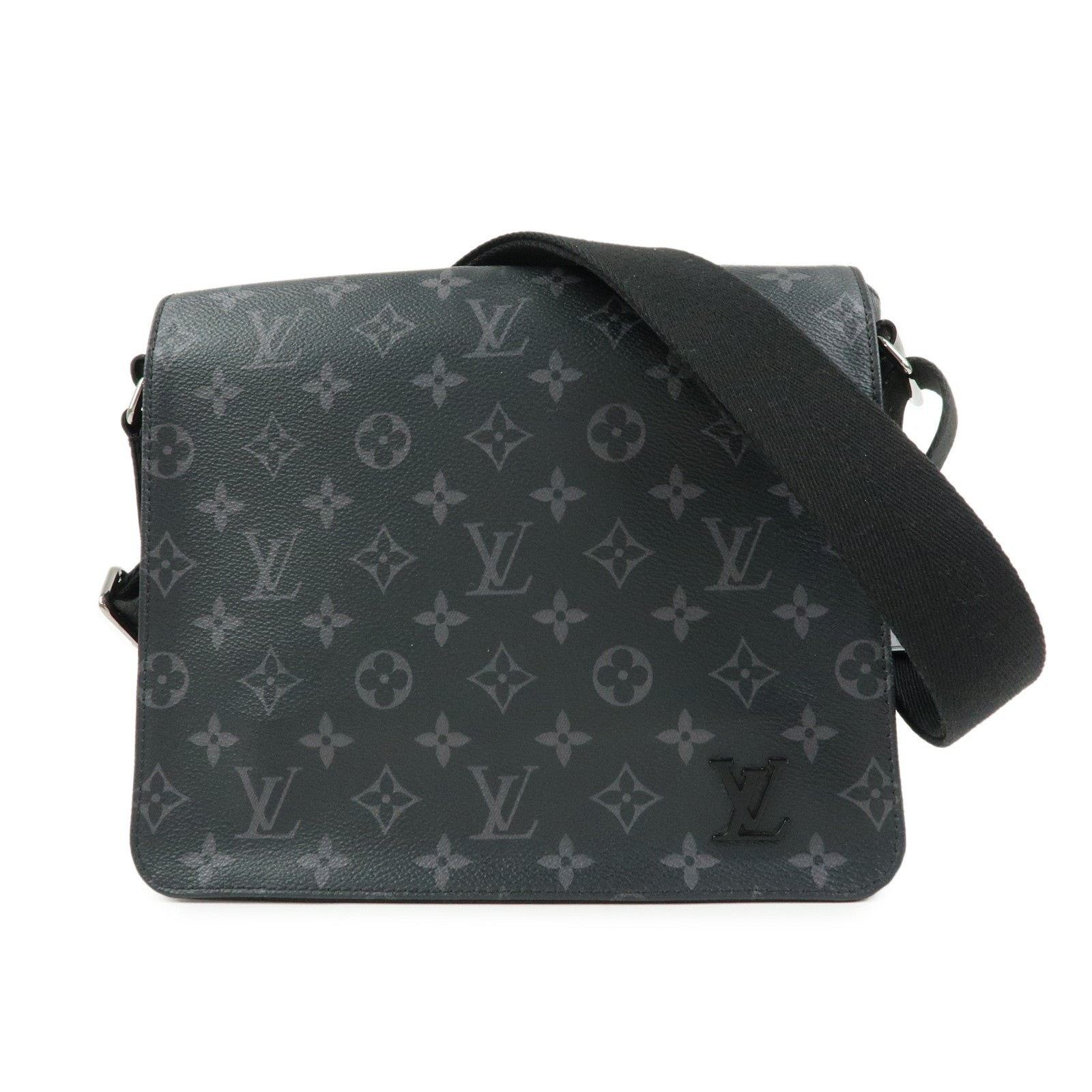 Louis Vuitton Louis Vuitton Monogram Eclipse Crossbody Bag in Black Size ONE SIZE - 1 Thumbnail