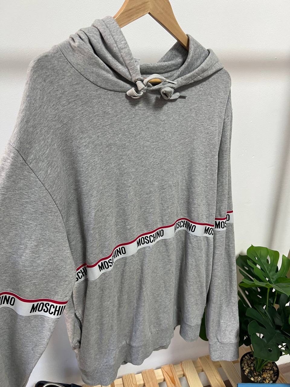 Moschino Moschino Stripes Grey Hoodie Sweatshirt XL Size US XL / EU 56 / 4 - 10 Thumbnail