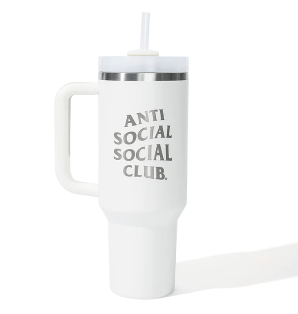 Anti Social Social Club ASSC X Stanley Bellis Stanley Tumbler Cream Brand New Size ONE SIZE - 1 Thumbnail