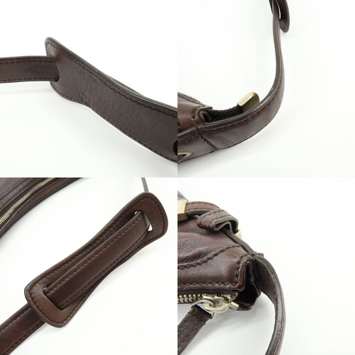 Gucci Gucci Guccissima Princy Leather Shoulder Bag Brown Size ONE SIZE - 4 Thumbnail