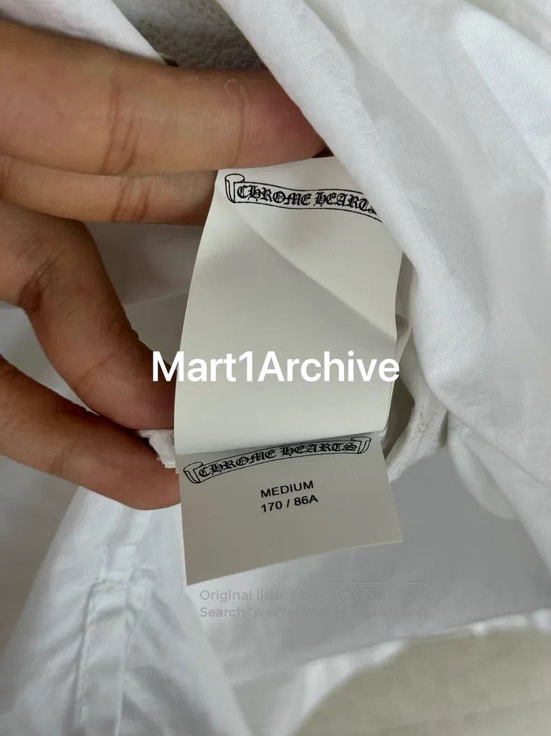 Chrome Hearts CHROME HEARTS Leather Patch Bat-wing Sleeve Oversized Shir Size US M / EU 48-50 / 2 - 8 Thumbnail