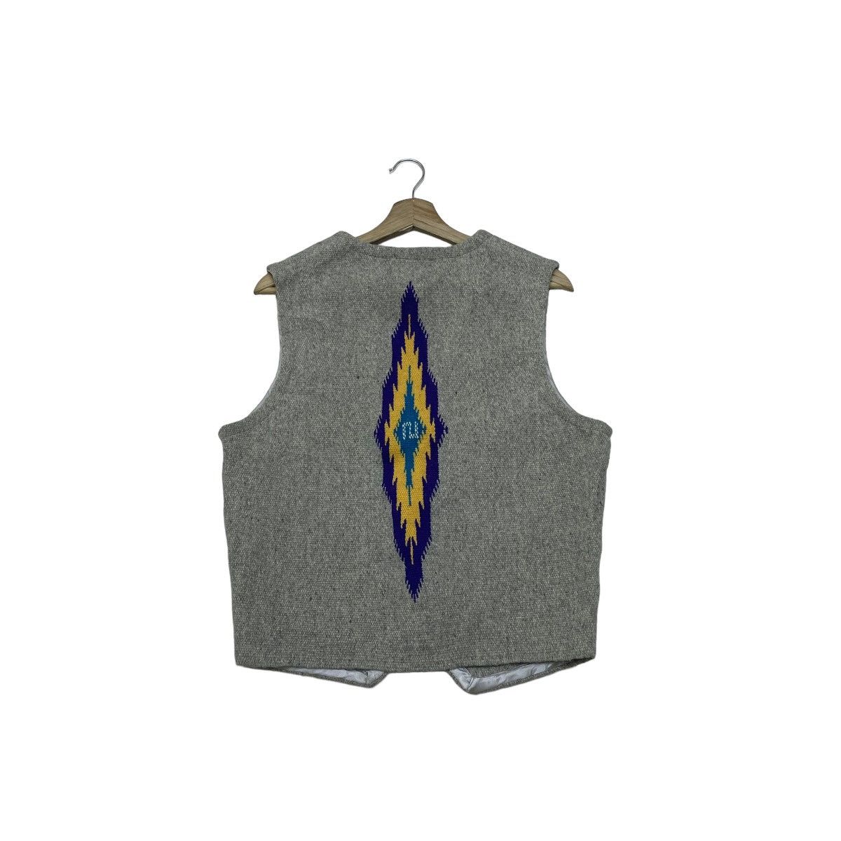 Native 🔥Vintage Ortega Chimayo Blanket Native Vest Jacket Size US S / EU 44-46 / 1 - 2 Thumbnail