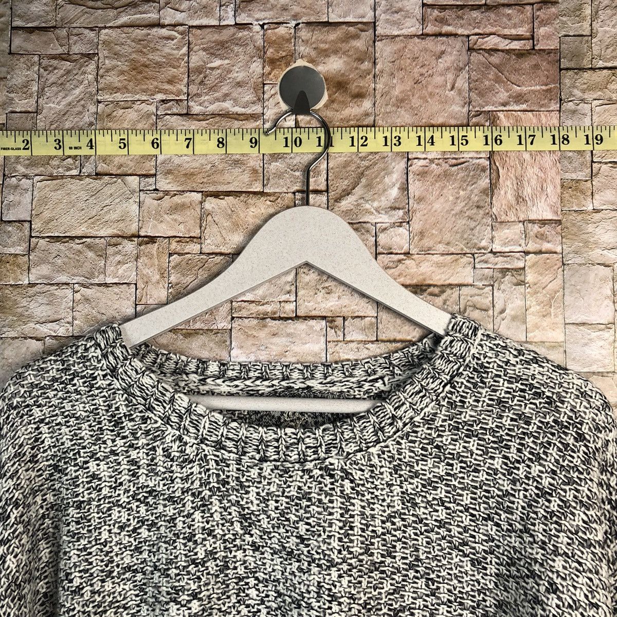 Homespun Knitwear × Japanese Brand Japanese Brand Grey Knitwear #A904 Size L / US 10 / IT 46 - 4 Thumbnail