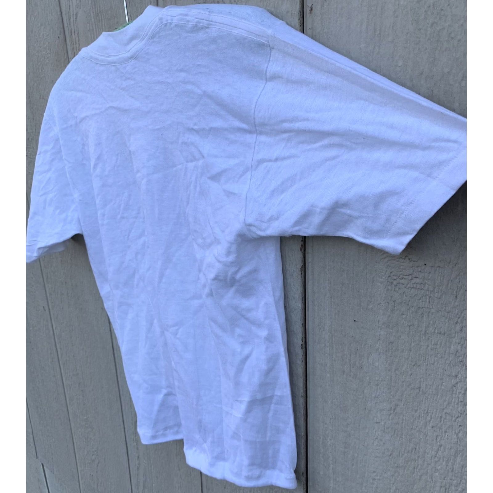 Jockey VINTAGE Jockey Shirt Mens T-Shirt White Crew Neck Short Sleeve Size M 38 40 Life BO SUN Single Stitch Size US M / EU 48-50 / 2 - 6 Thumbnail