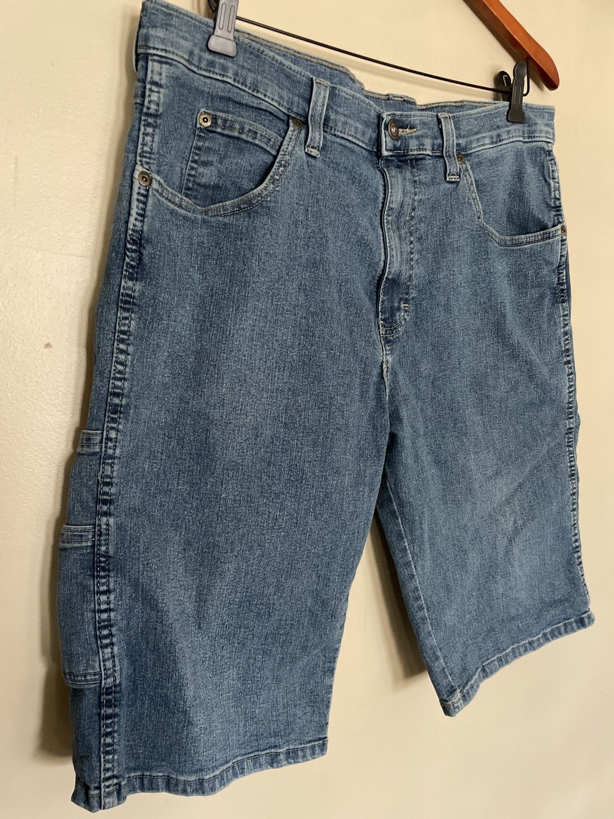 Dickies × Vintage Y2K Dickies Relaxed Fit Carpenter Jorts Jean Shorts Denim 36 Size US 36 / EU 52 - 2 Thumbnail