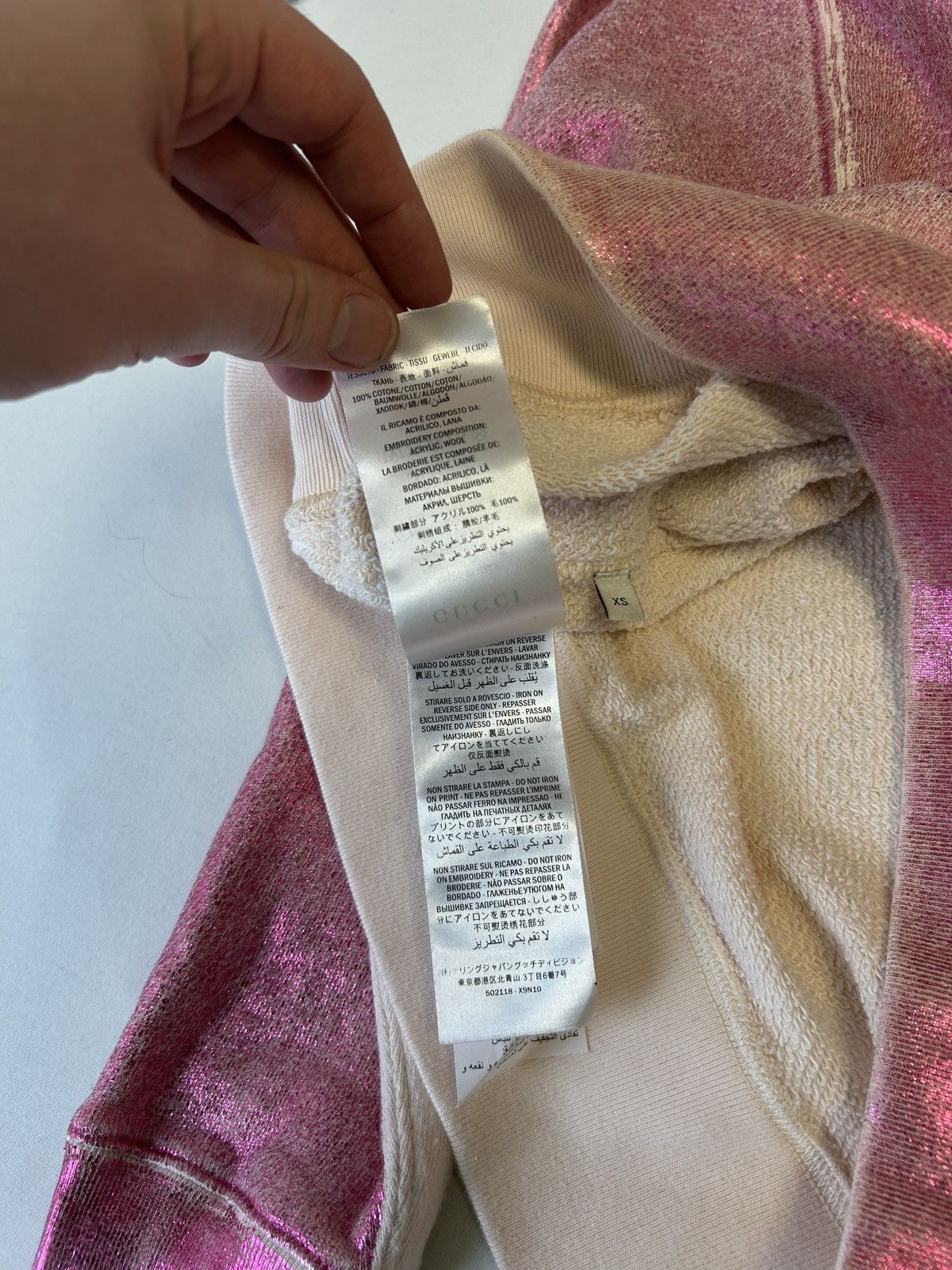 Gucci 2018 Blind For Love Metallic Sweatshirt Size US XS / EU 42 / 0 - 9 Thumbnail