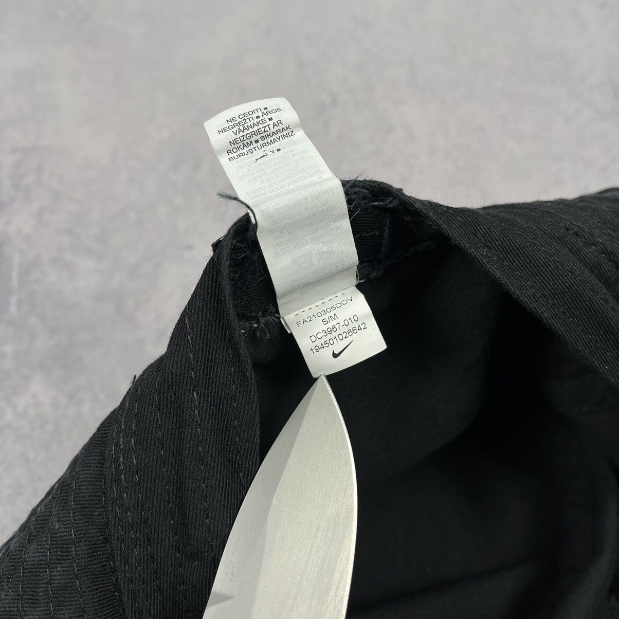 Nike Nike swoosh y2k faded bucket hat panama Size ONE SIZE - 8 Thumbnail