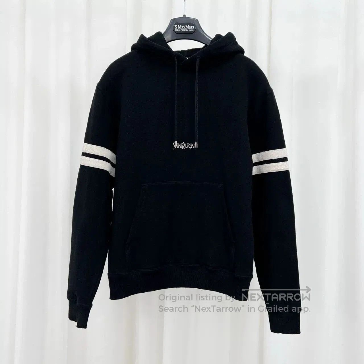 Saint Laurent Paris Saint Laurent Embroidered Logo Hoodie. Size XS / US 0-2 / IT 36-38 - 1 Thumbnail