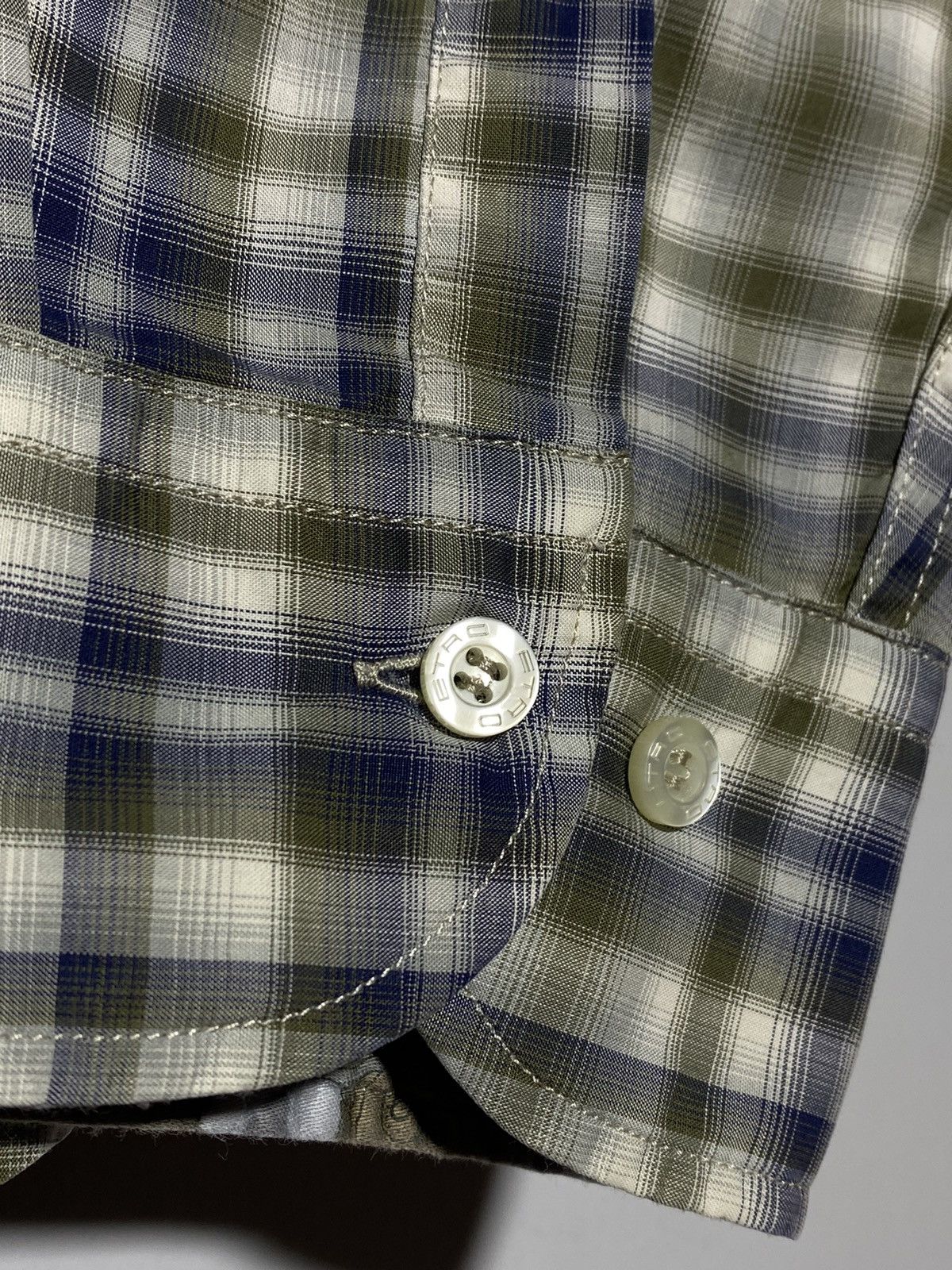 Etro Etro Checked Long Sleeve Shirt Men’s Size US L / EU 52-54 / 3 - 10 Thumbnail