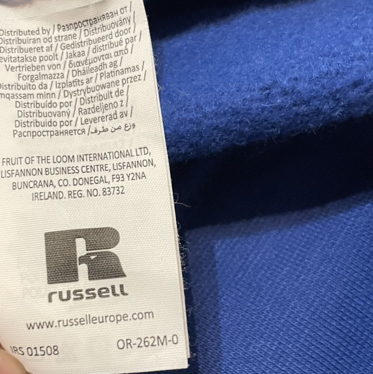 Russell Athletic × Vintage vintage Russell collage spellout sweatshirt universityhoodie Size US S / EU 44-46 / 1 - 7 Thumbnail
