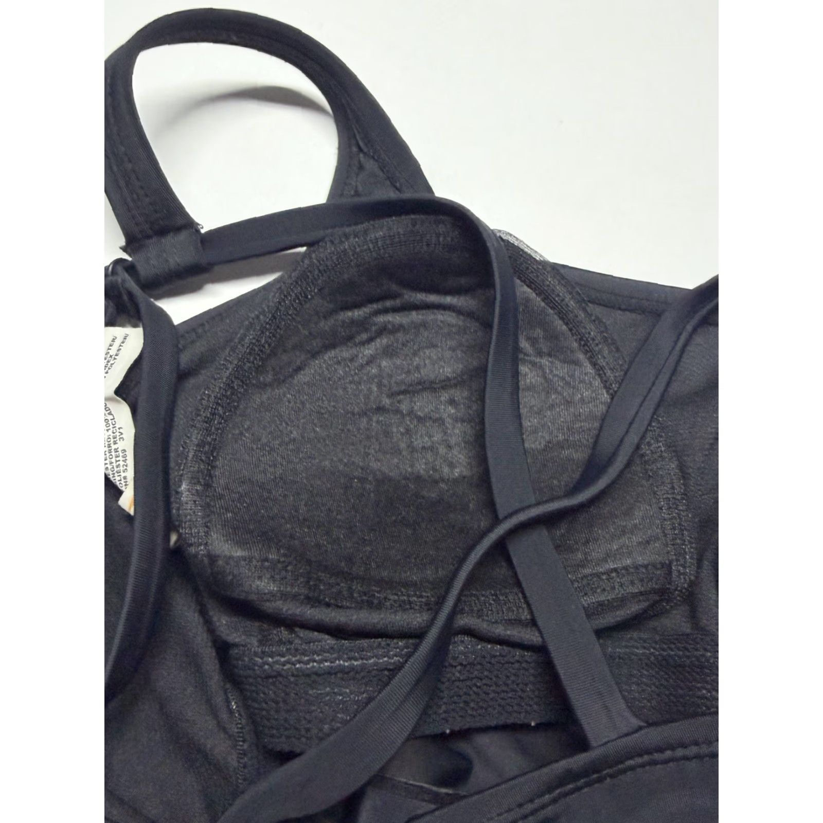 Avia Avia Bikini Top Black Cross Back Sz Small Womens S Size S / US 4 / IT 40 - 5 Thumbnail