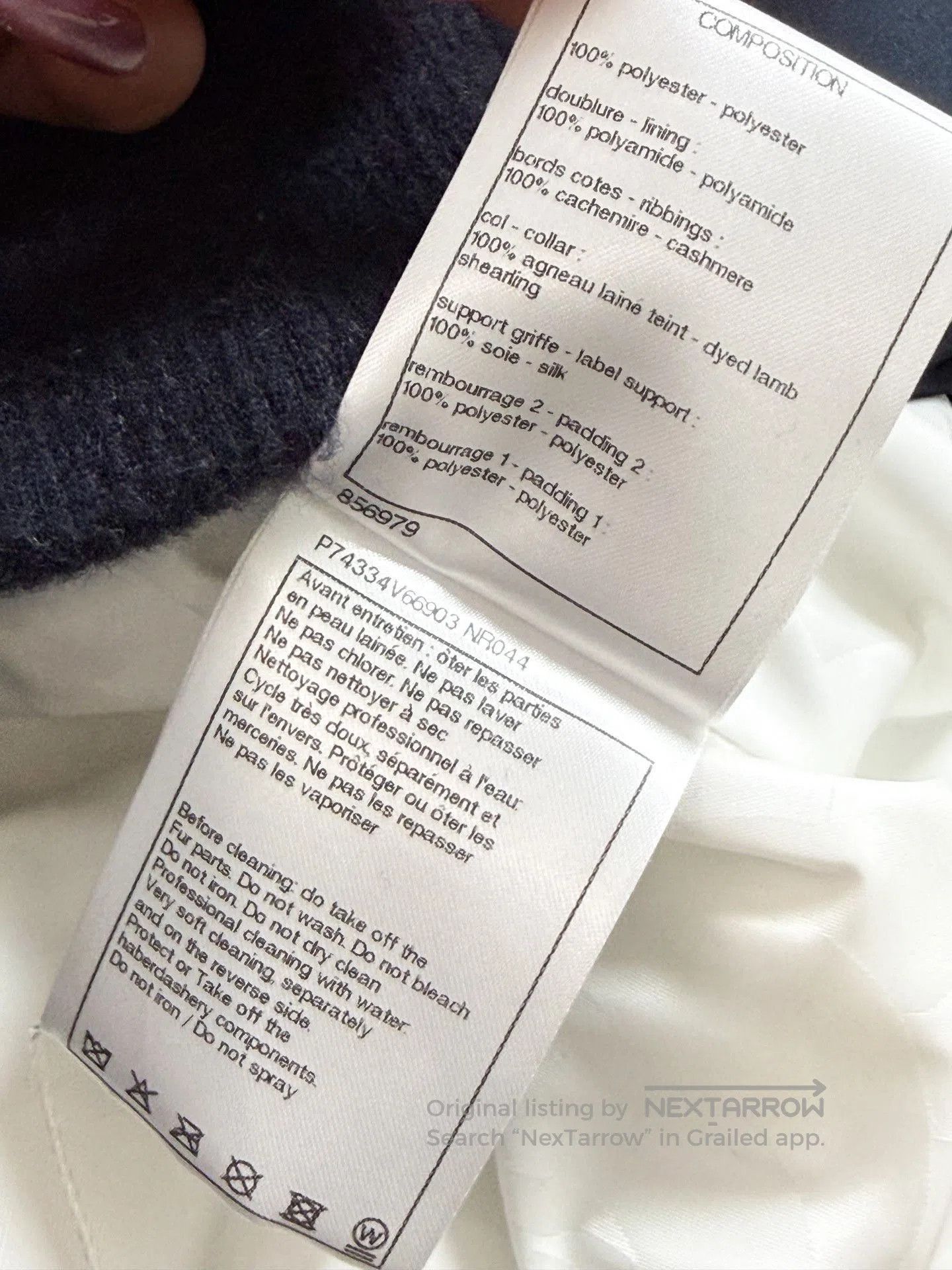 Chanel Chanel Coco Neige Midnight Blue Down Jacket. Size XXS / US 00 / IT 34 - 7 Thumbnail