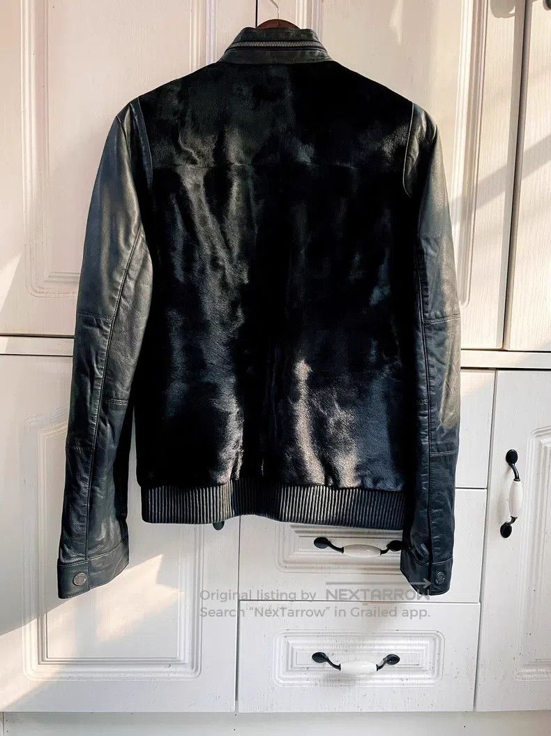Versace Versace Fur, cowhide, fur, one-piece jacket, leather jacke Size US L / EU 52-54 / 3 - 2 Thumbnail