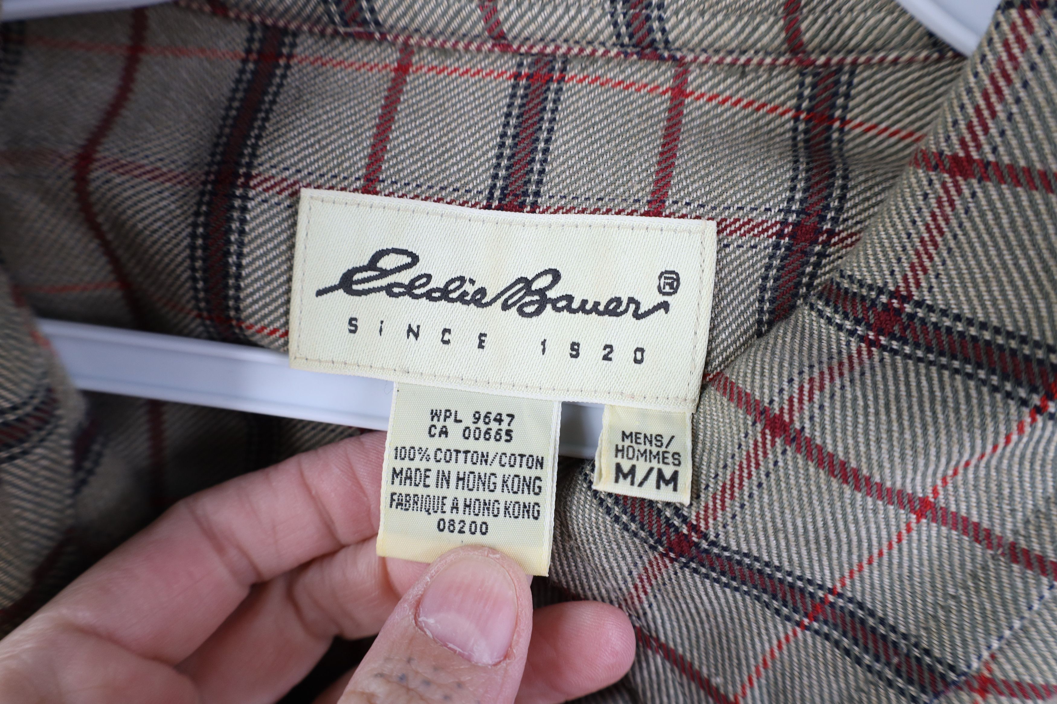 Eddie Bauer Vintage 90s Eddie Bauer Collared Button Down Shirt Plaid Size US M / EU 48-50 / 2 - 6 Thumbnail