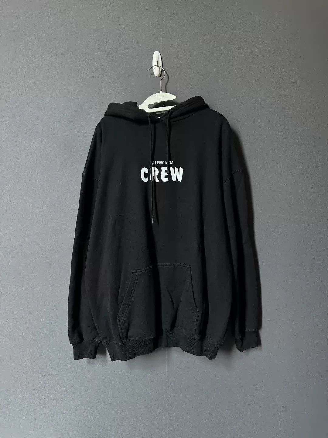 Balenciaga Balenciaga Black Crew Hoodie XS Size US XS / EU 42 / 0 - 1 Thumbnail