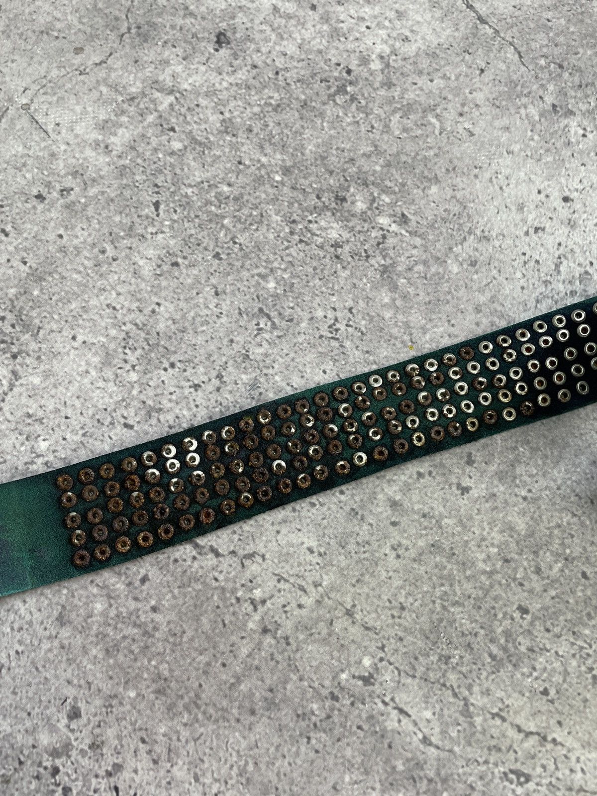 Hysteric Glamour Vintage Belt 00s Rhinestones Punk Leather Belts size 34/36 Size 34 - 10 Thumbnail