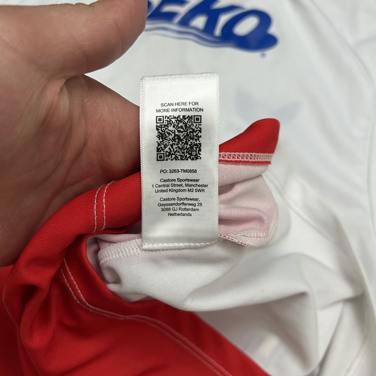 Castore Castore Rangers FC 2022/23 Football Soccer Jersey Away S Size US S / EU 44-46 / 1 - 7 Thumbnail