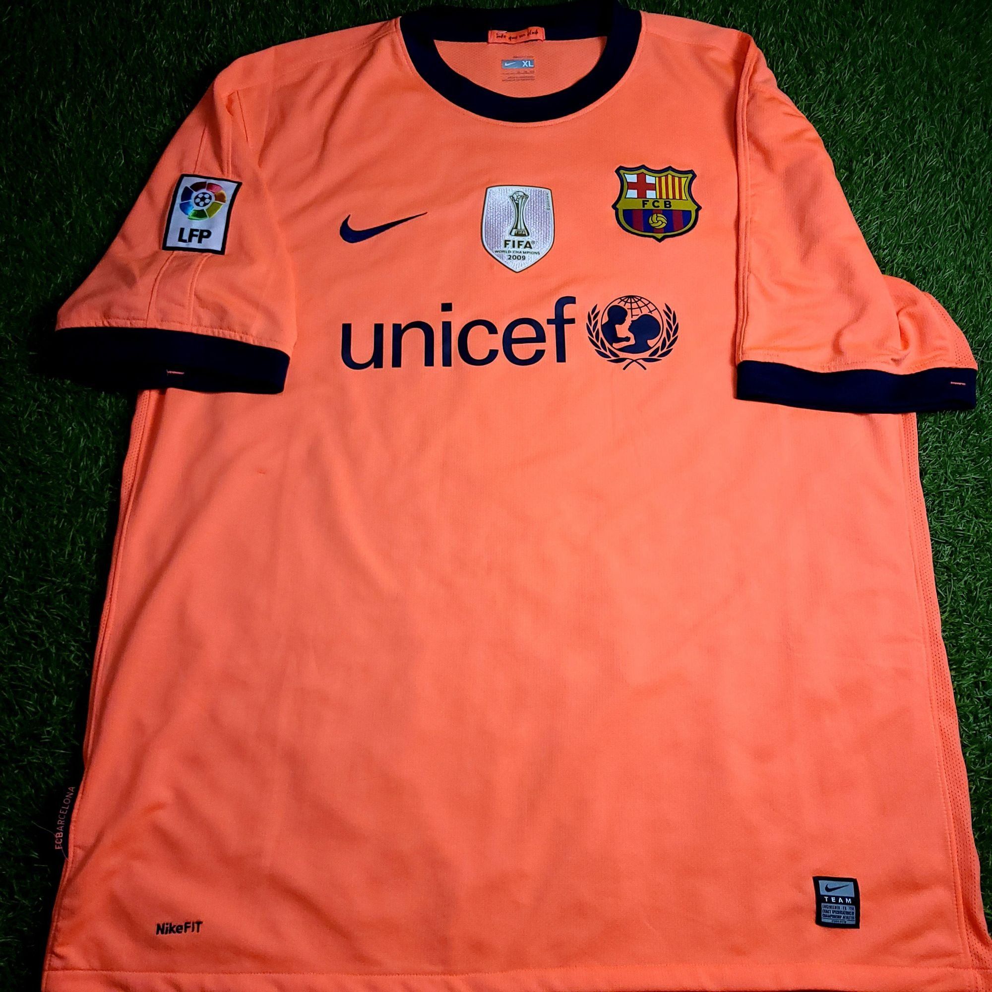 Nike Marquez Barcelona 2009 2010 Away Soccer Jersey Shirt XL Size US XL / EU 56 / 4 - 2 Thumbnail