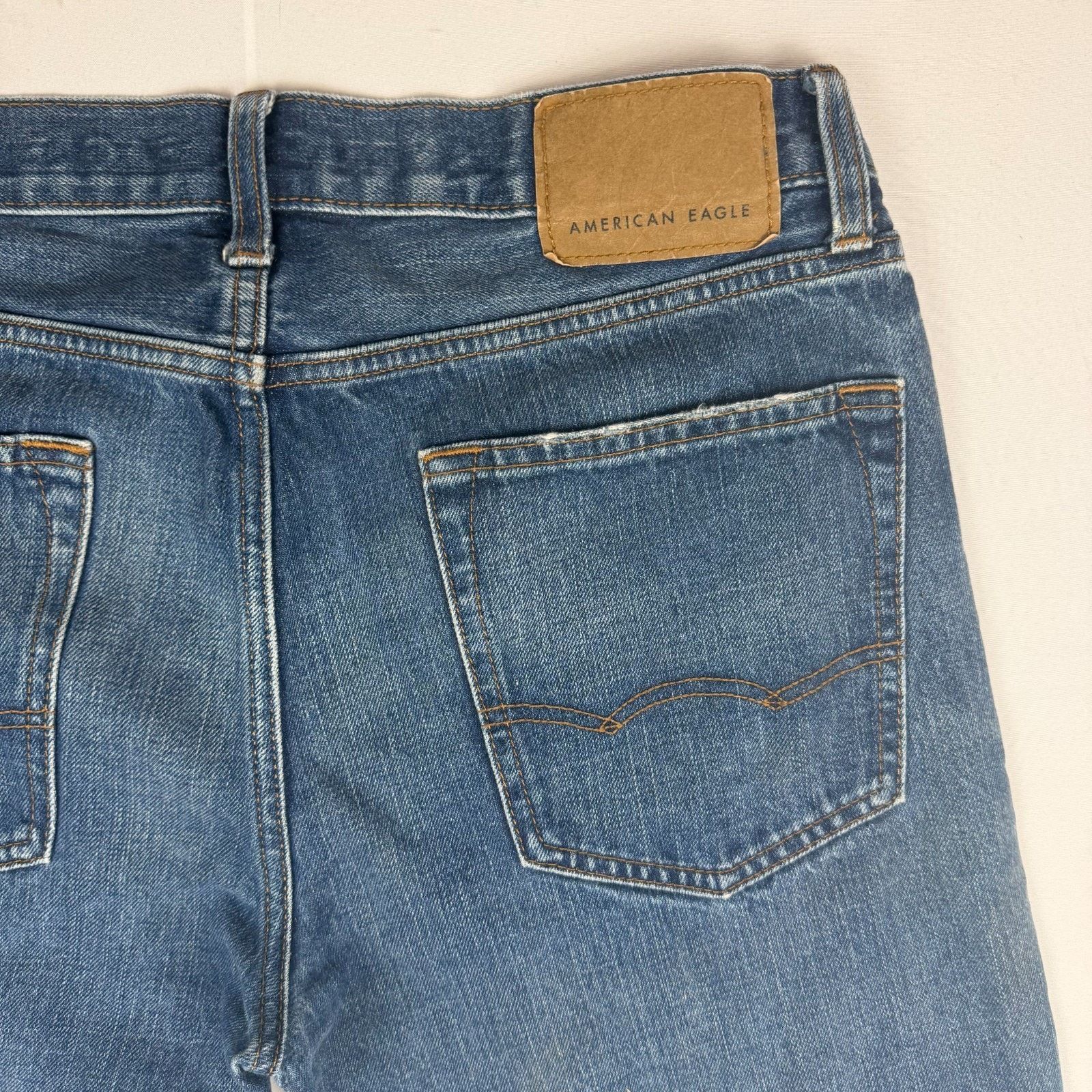 American Eagle Outfitters American Eagle Mens 32x36 Slim Jeans 360 Next Level Flex Med Size US 32 / EU 48 - 8 Thumbnail