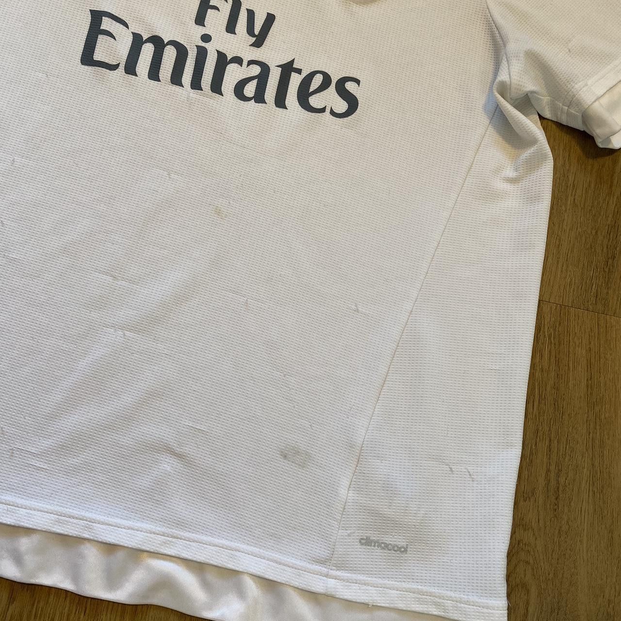 Adidas 2015-16 Real Madrid Adidas Home Football Shirt Fly Emirates Size US XXL / EU 58 / 5 - 5 Thumbnail