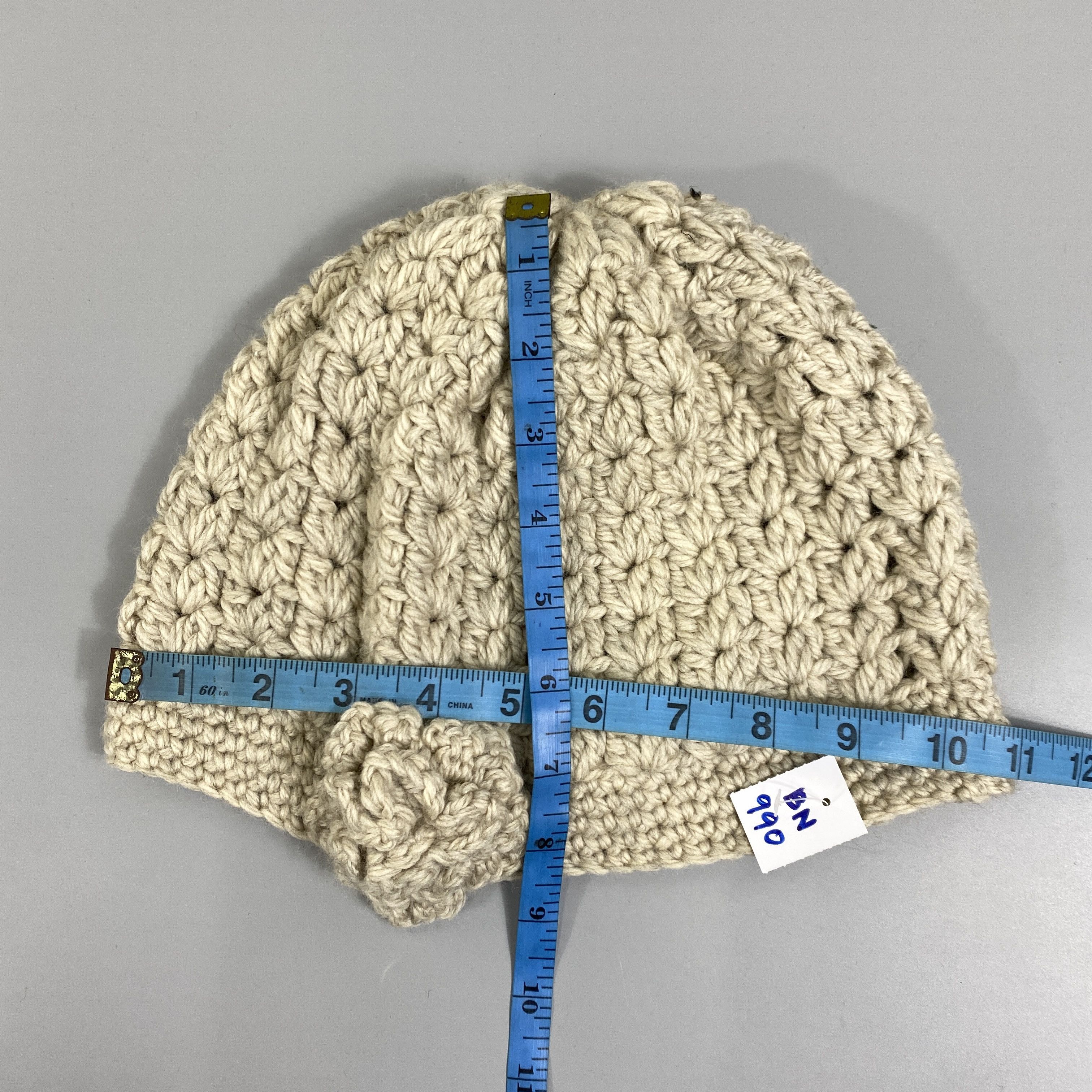 Japanese Brand Knitted Snow Cap Beanie Hats With Mini Flowers -BN990 Size ONE SIZE - 7 Thumbnail