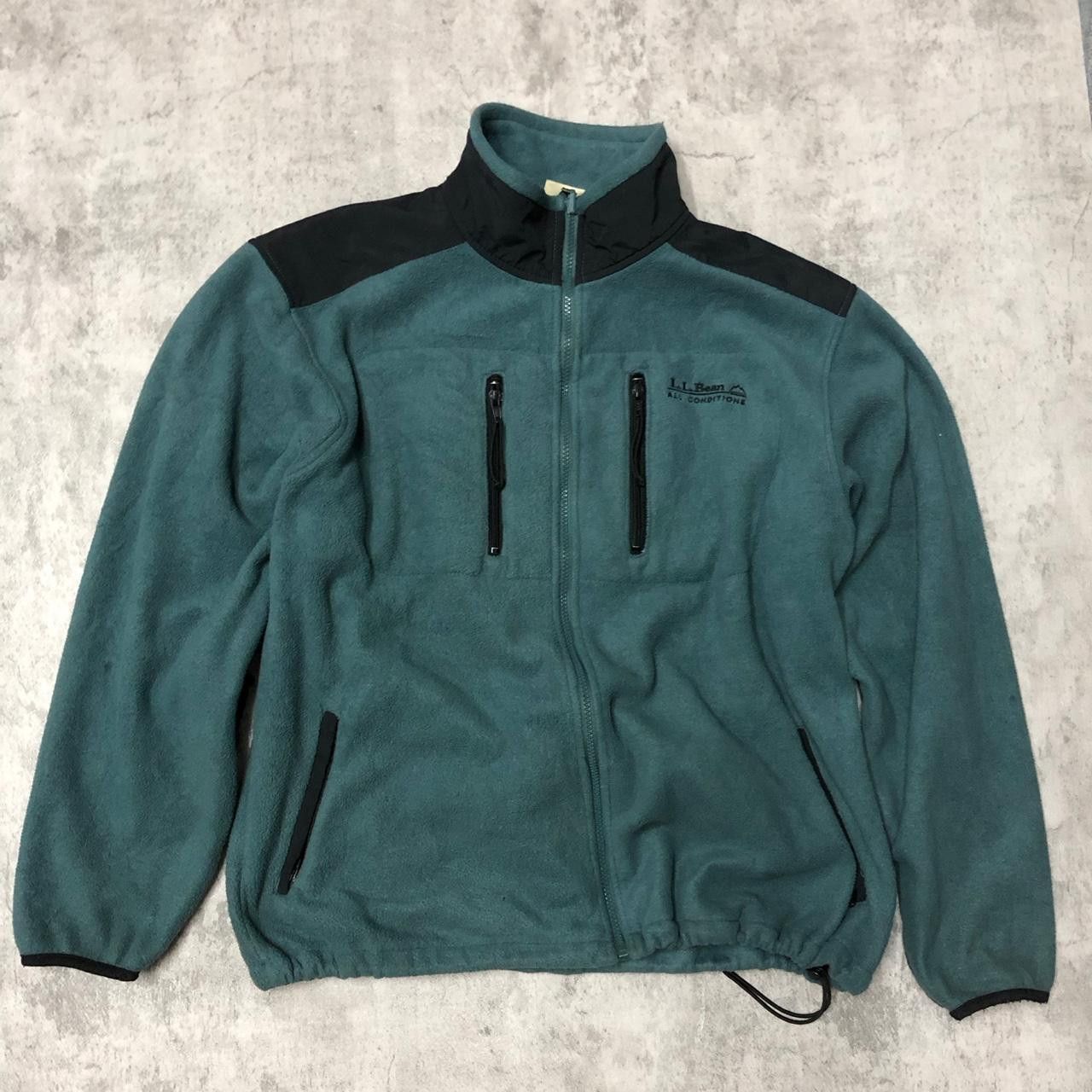 L.L. Bean L.L.Bean green fleece jacket with black accents #fleecelove Size US L / EU 52-54 / 3 - 1 Thumbnail