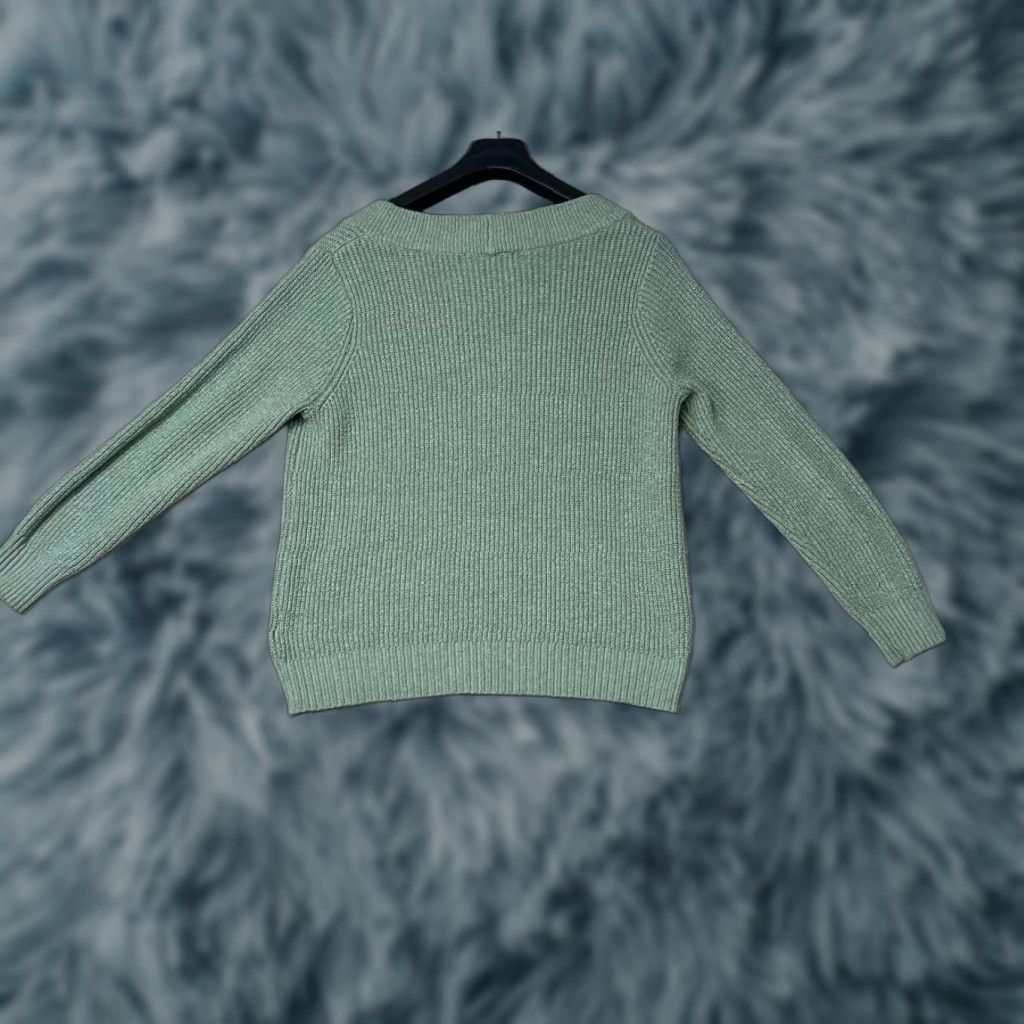 Vintage Philosophy Republic Clothing Sweater Women V-Neck Green M Pullover) Size M / US 6-8 / IT 42-44 - 1 Thumbnail