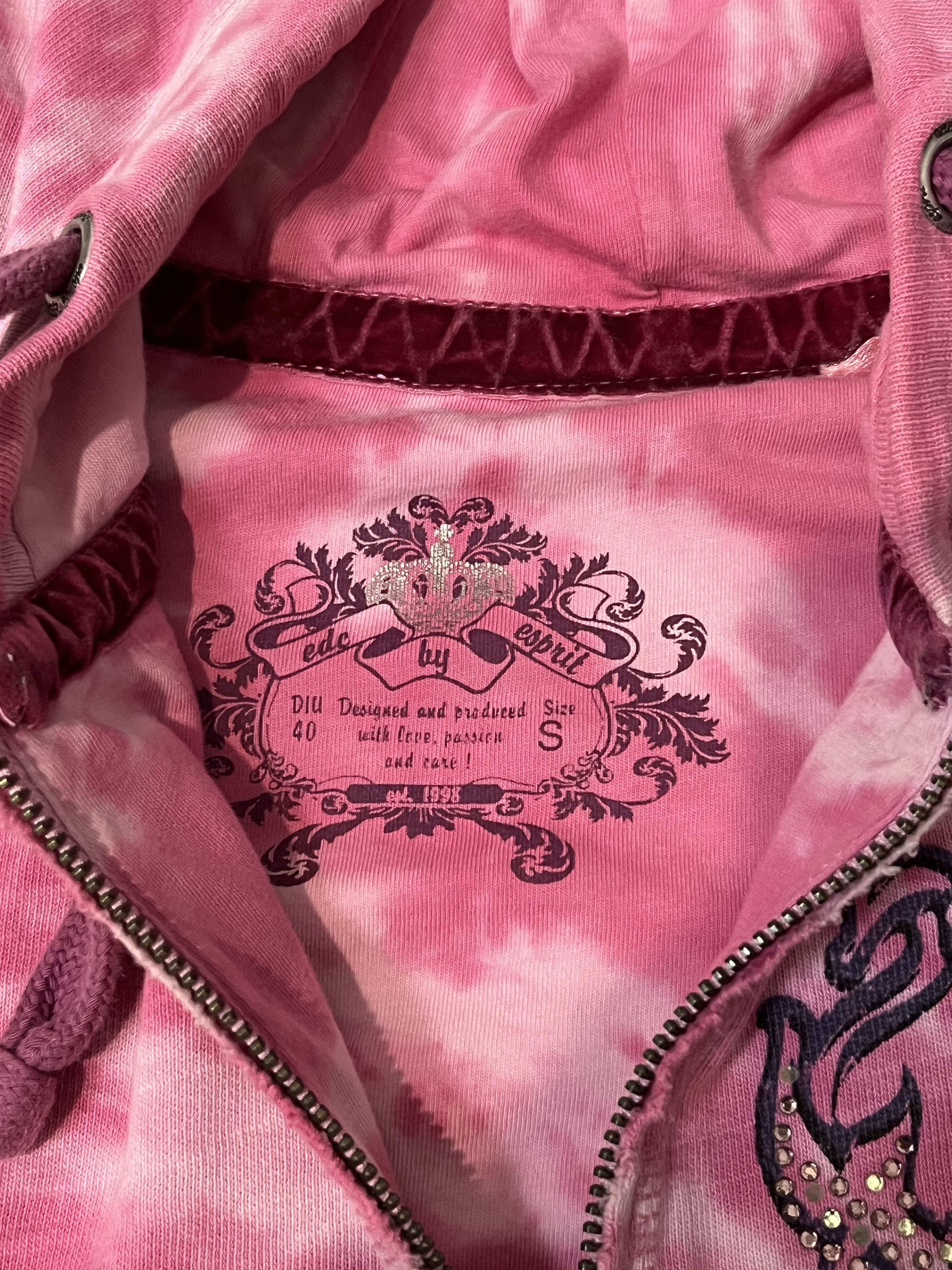 Christian Audigier × Ed Hardy × Vintage Vintage Ed Hardy Style Bird Flowers Tattoo Zip Hoodie Size US XS / EU 42 / 0 - 11 Thumbnail