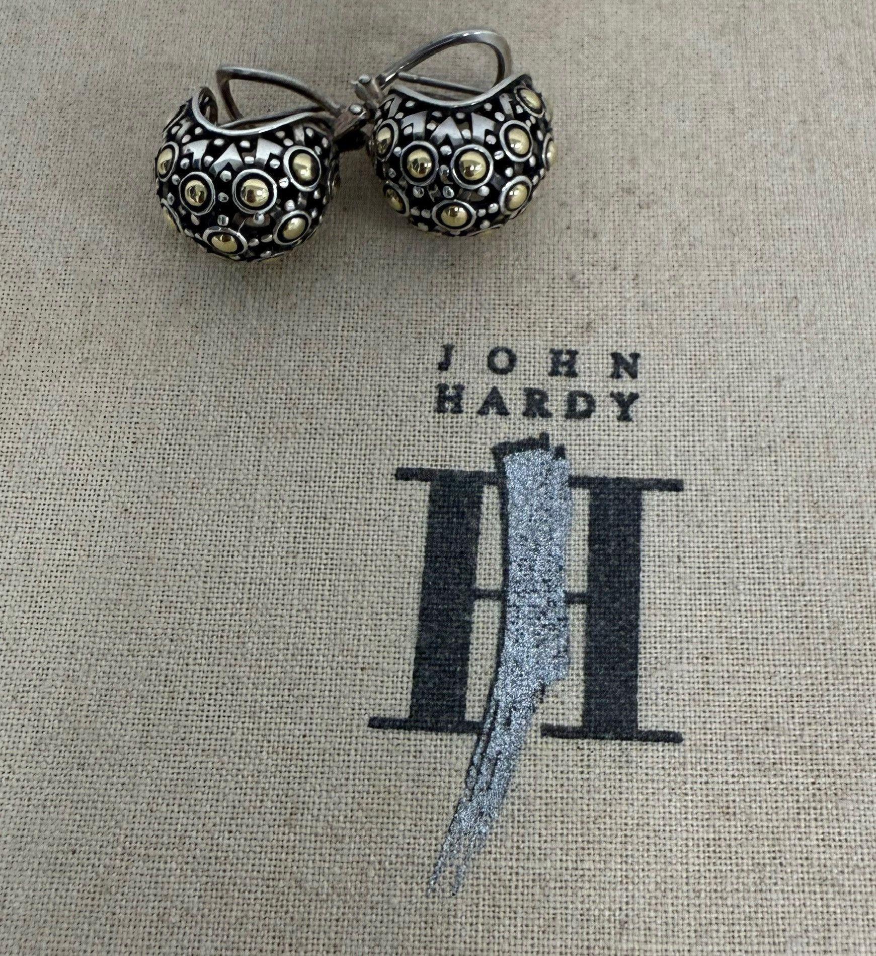 John Hardy John Hardy .925 & 18K Jaisalmer Dot Earrings Size ONE SIZE - 2 Thumbnail