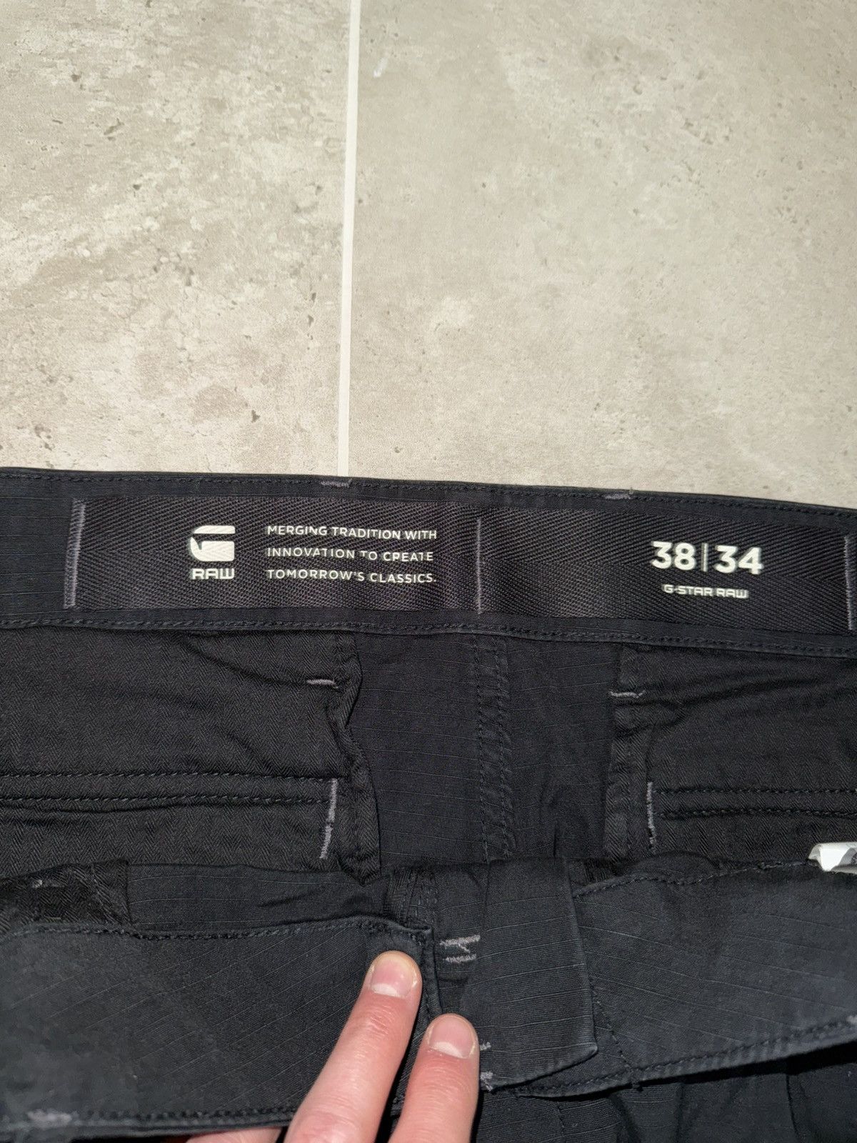 G-Star VERY RARE G STAR RAW TAPERED CARGO PANTS JAPAN STYLE Y2K 90s Size US 36 / EU 52 - 3 Thumbnail