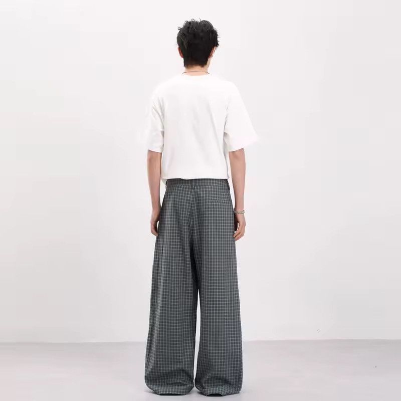 Other Plaid Vintage Retro Style Baggy Trendy Streetwear Pants Size US 29 - 3 Thumbnail