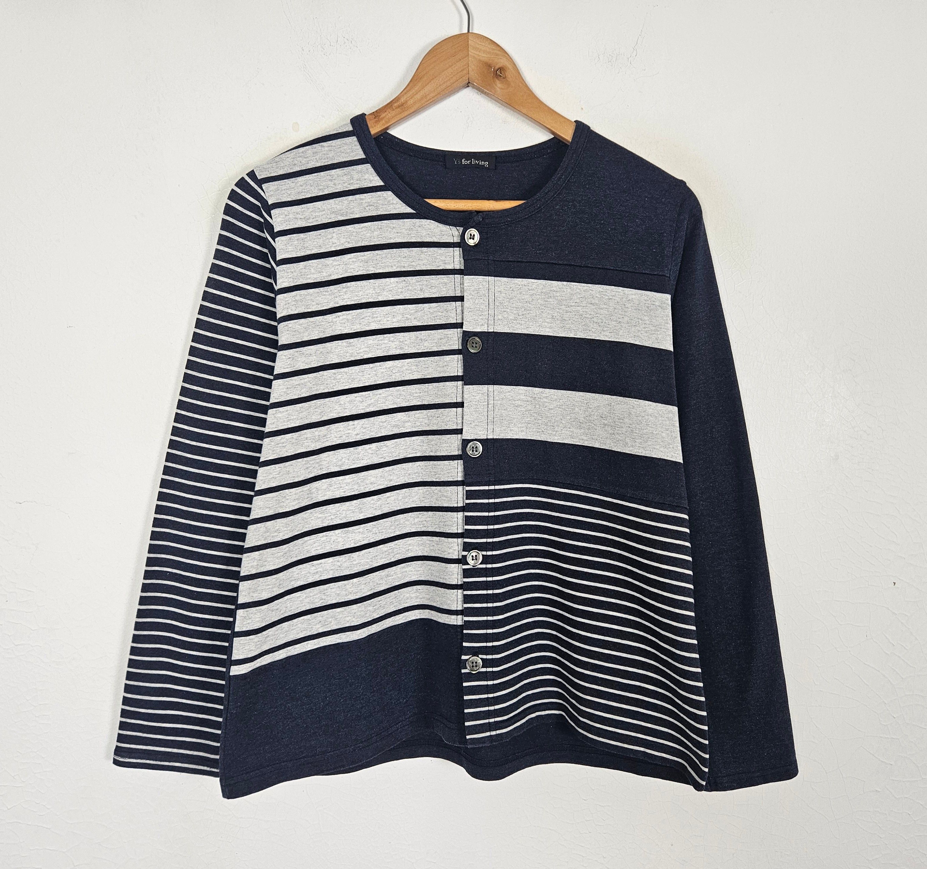 Yohji Yamamoto Y's for living Yohji Yamamoto stripe shirt Size US S / EU 44-46 / 1 - 2 Thumbnail