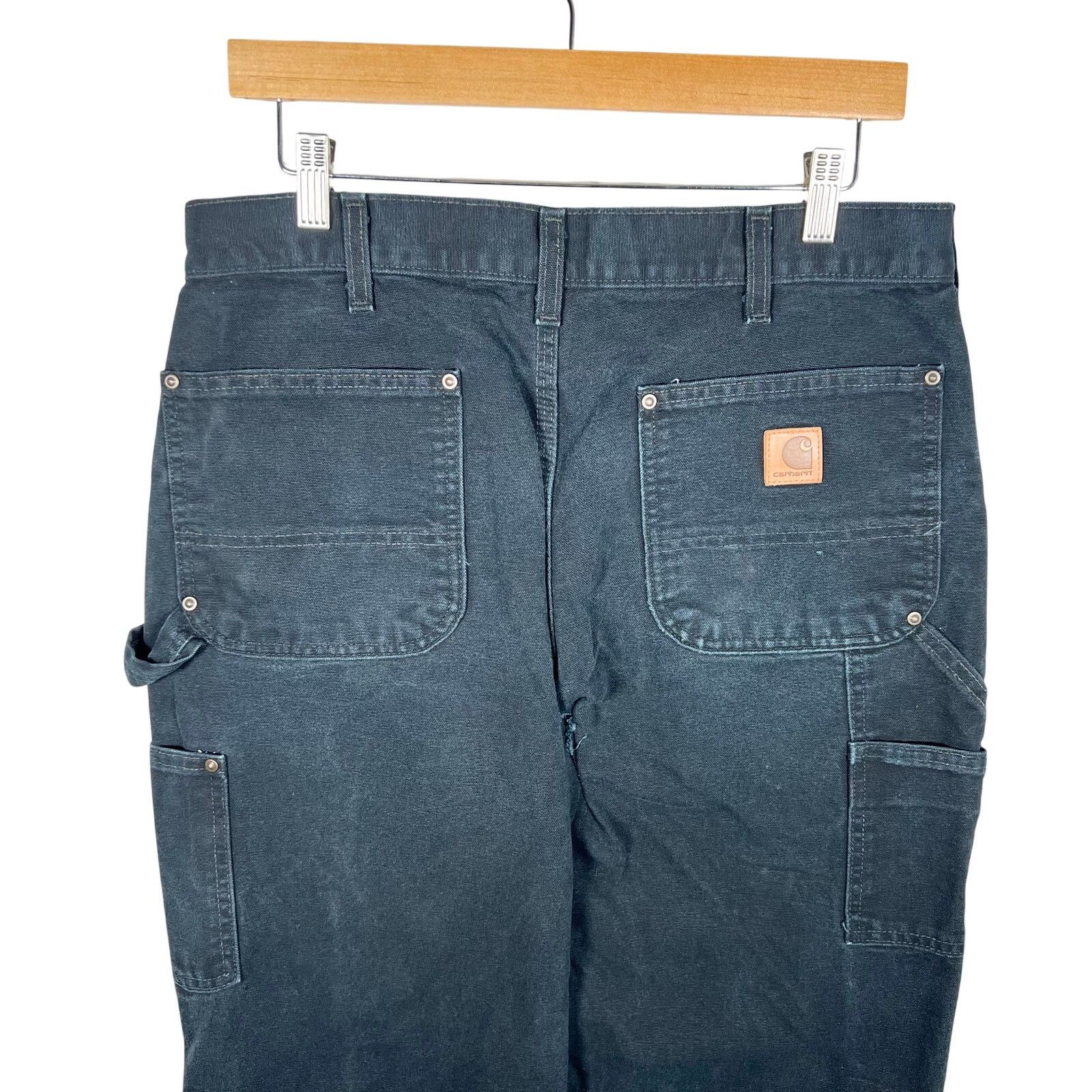 Carhartt Vintage Carhartt Black Double Knee Skirt Size XL 34x33 Size XL / US 12-14 / IT 48-50 - 7 Thumbnail