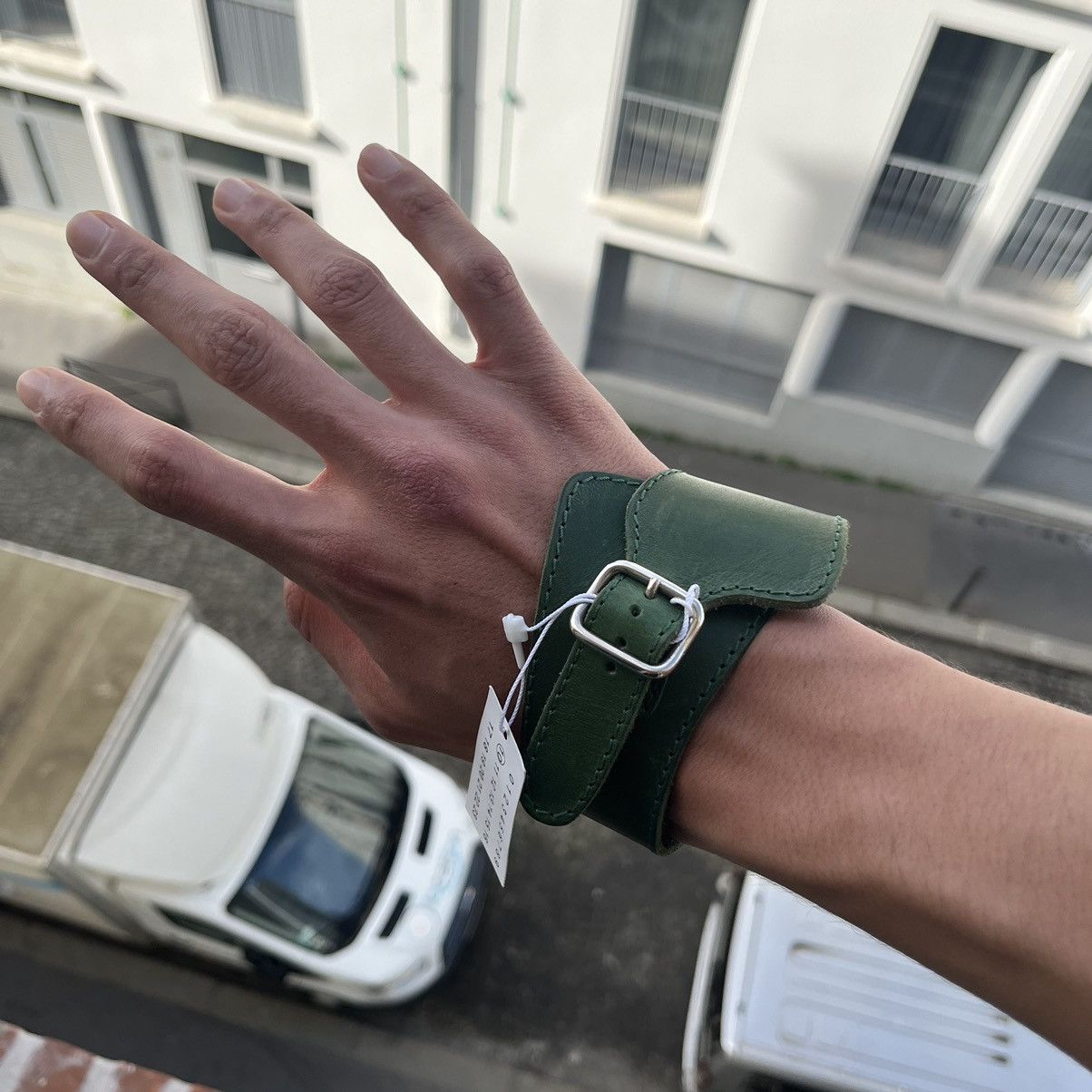 Maison Margiela AW2002 Leather Bracelet Size ONE SIZE - 4 Thumbnail