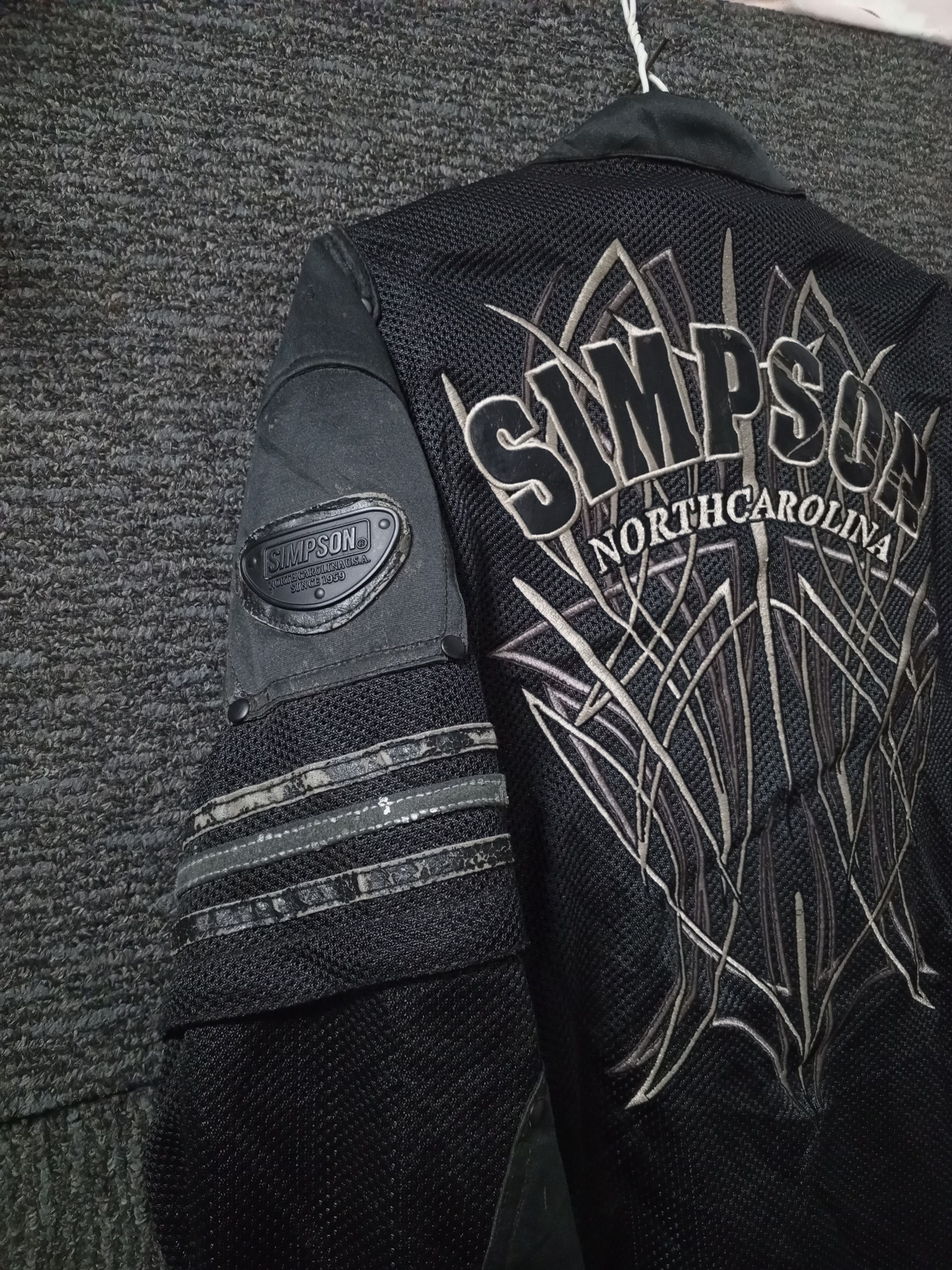Other SIMPSON RACING JACKET MOTORCYCLE RARE Size US L / EU 52-54 / 3 - 8 Thumbnail