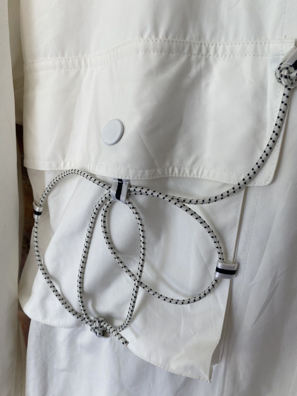 Issey Miyake SS04 ISSEY MIYAKE Bungee Cord Long Raincoat Size US M / EU 48-50 / 2 - 12 Thumbnail