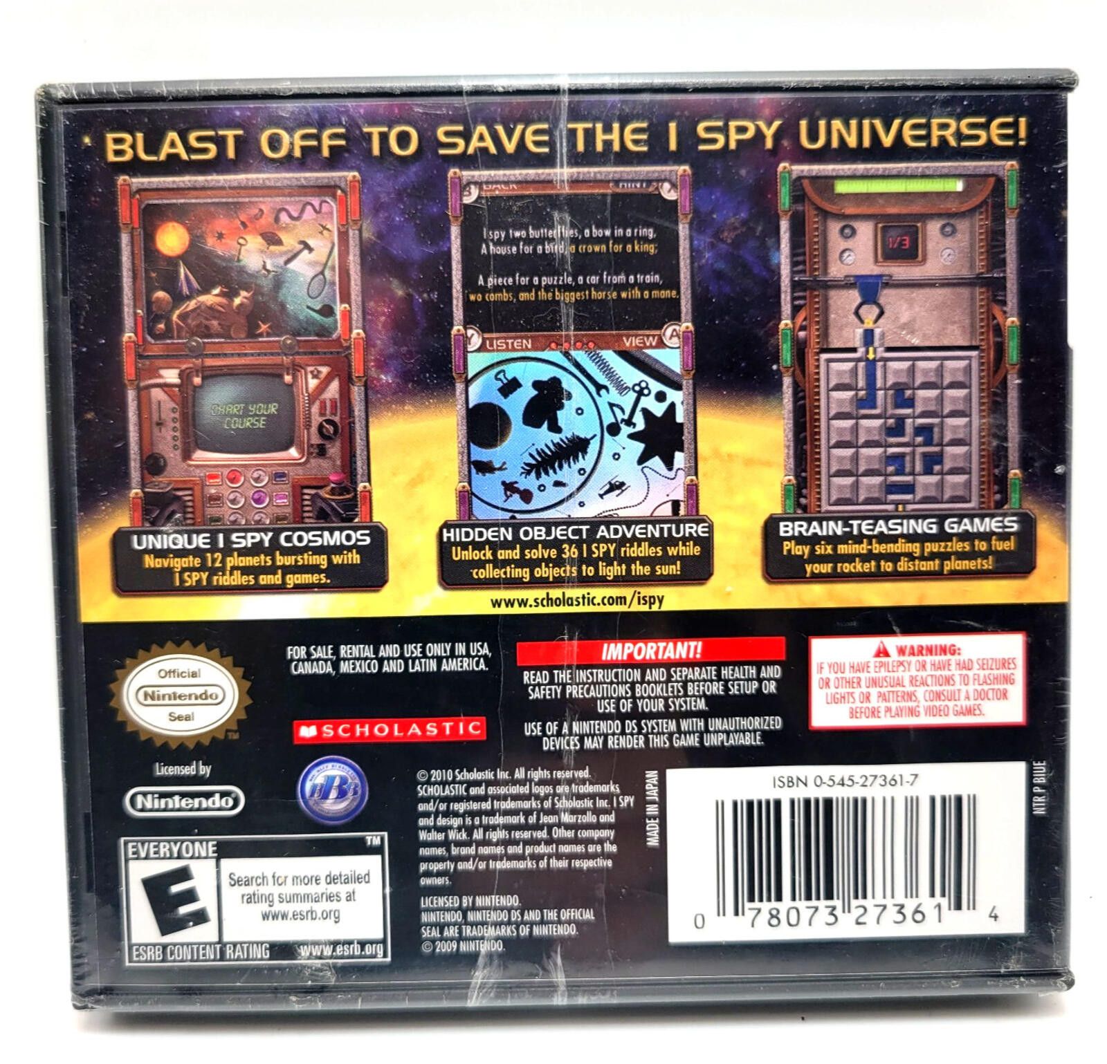 Nintendo I Spy Universe - Nintendo DS Game Size ONE SIZE - 2 Thumbnail
