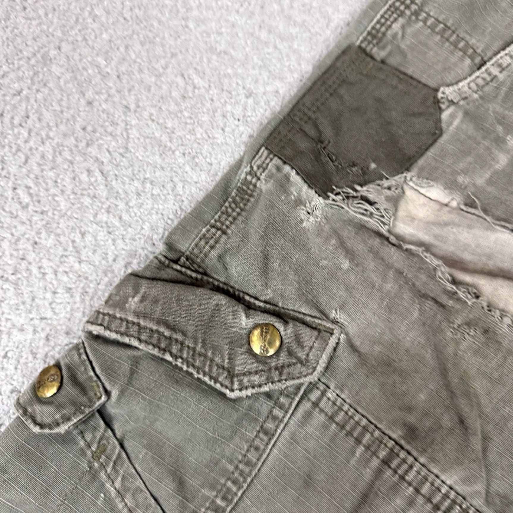 Carhartt Carhartt Pants Mens 34x34 Green Distressed Carpenter Work Wear Relaxed Size US 34 / EU 50 - 4 Thumbnail