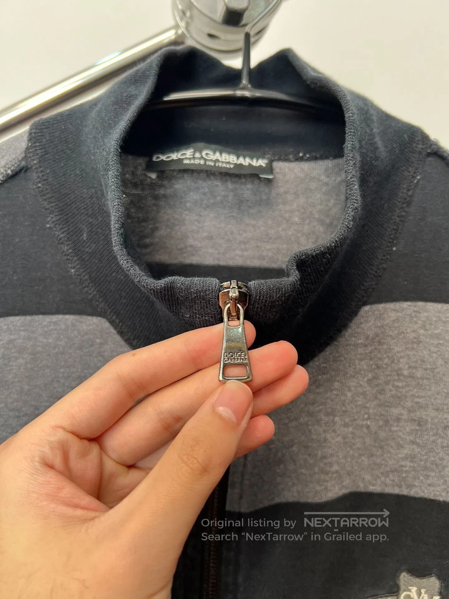 Dolce & Gabbana Dolce & Gabbana Striped Zip Sweatshirt. Size US M / EU 48-50 / 2 - 7 Thumbnail