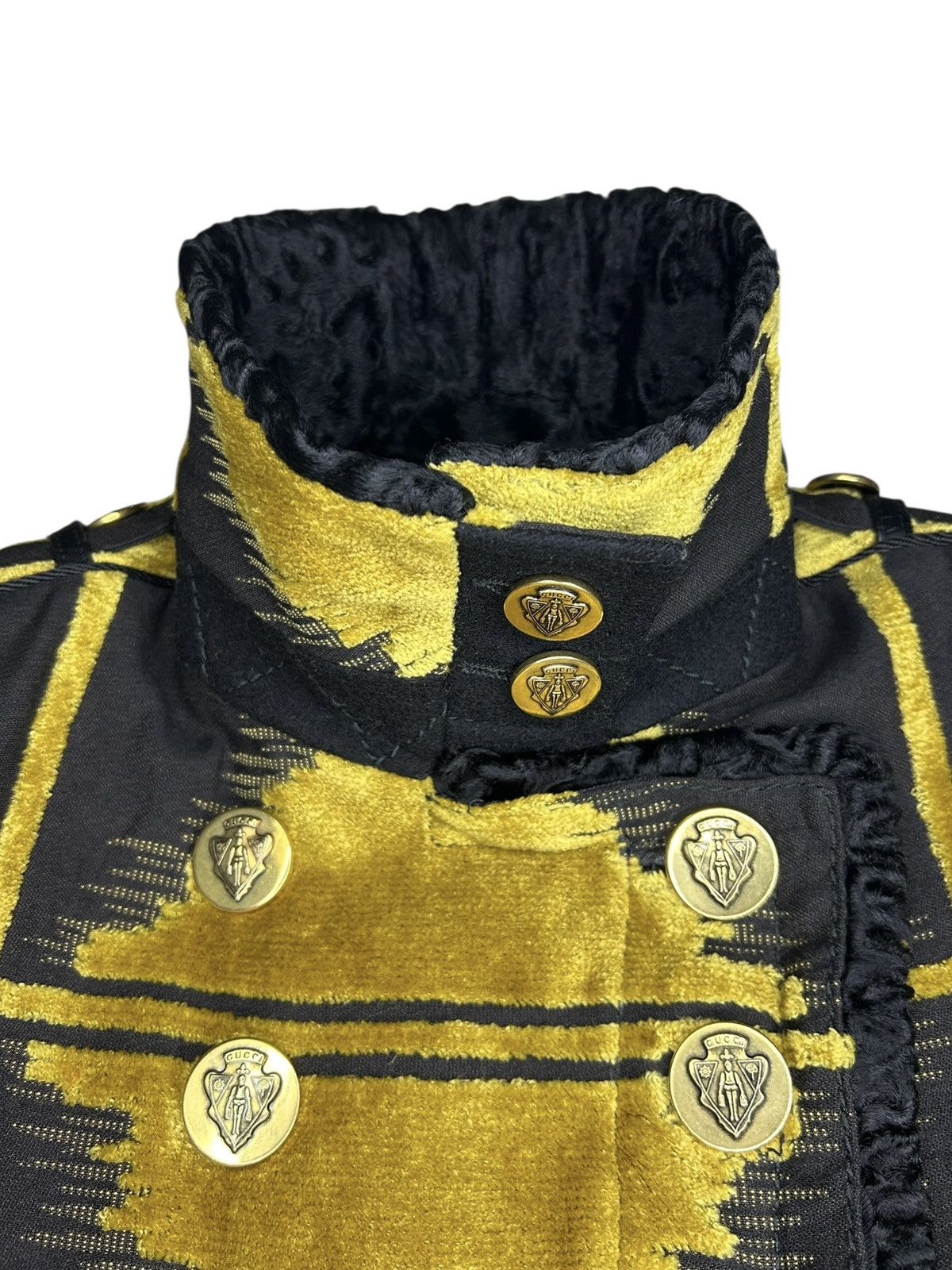 Gucci F/W 08 Runway Fur Trim Jacket Size XS / US 0-2 / IT 36-38 - 7 Thumbnail