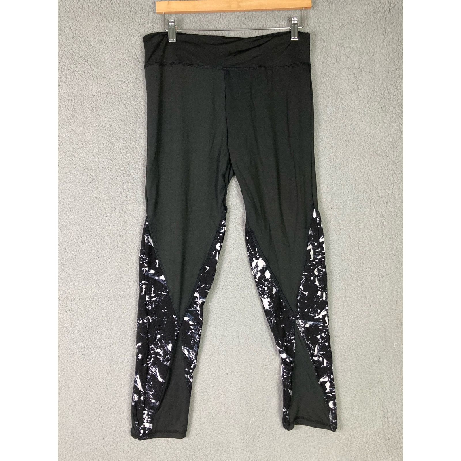 Other Black Womens Leggings XL Workout Comfort Stretchy Active Size 32" / US 10 / IT 46 - 3 Thumbnail